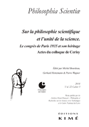 Philosophia Scientiae, v. 22, cahier 03